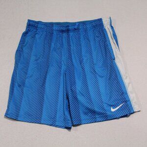 Nike Dri Fit Men Blue Athletic Shorts running Size Large
